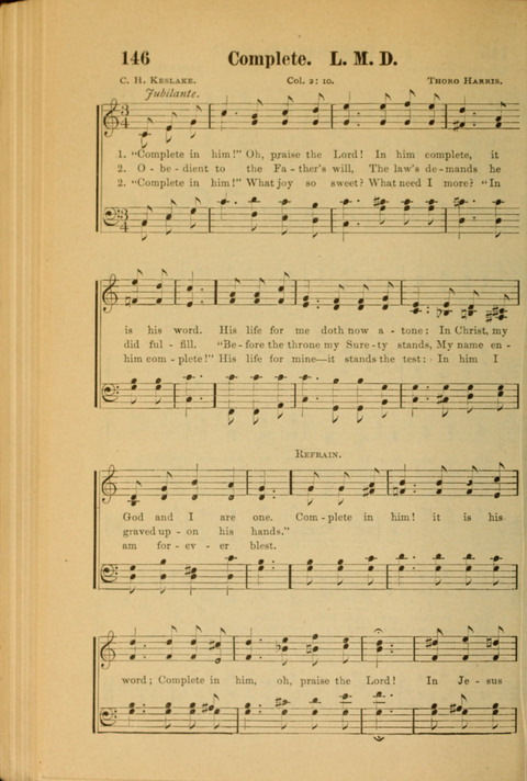 Echoes of Paradise: a choice collection of Christian hymns suitable for Sabbath schools and all other departments of religious work page 144