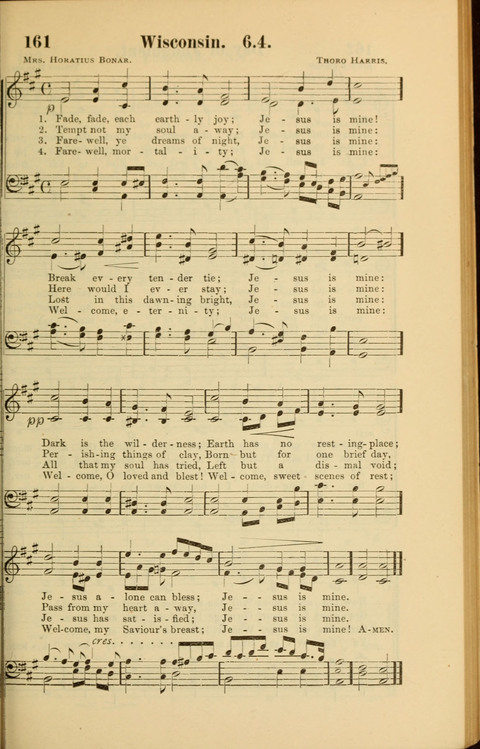 Echoes of Paradise: a choice collection of Christian hymns suitable for Sabbath schools and all other departments of religious work page 159