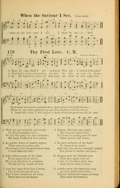 Echoes of Paradise: a choice collection of Christian hymns suitable for Sabbath schools and all other departments of religious work page 179