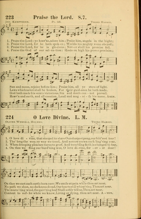 Echoes of Paradise: a choice collection of Christian hymns suitable for Sabbath schools and all other departments of religious work page 223