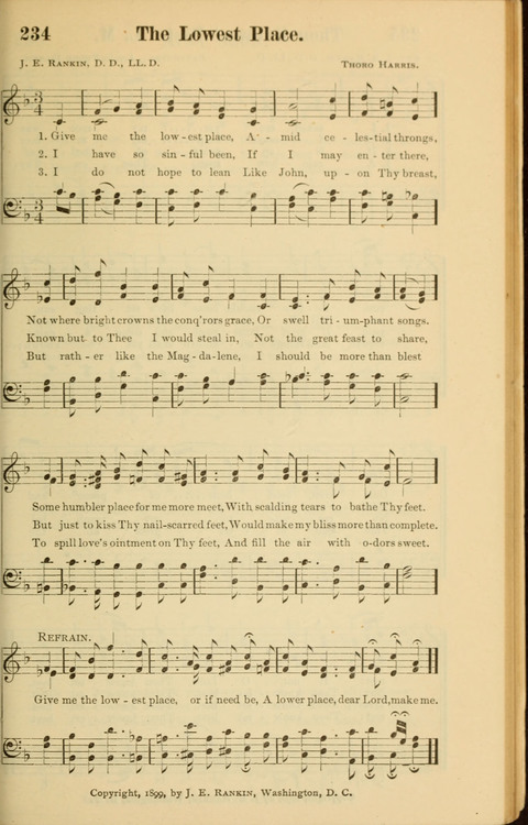 Echoes of Paradise: a choice collection of Christian hymns suitable for Sabbath schools and all other departments of religious work page 233