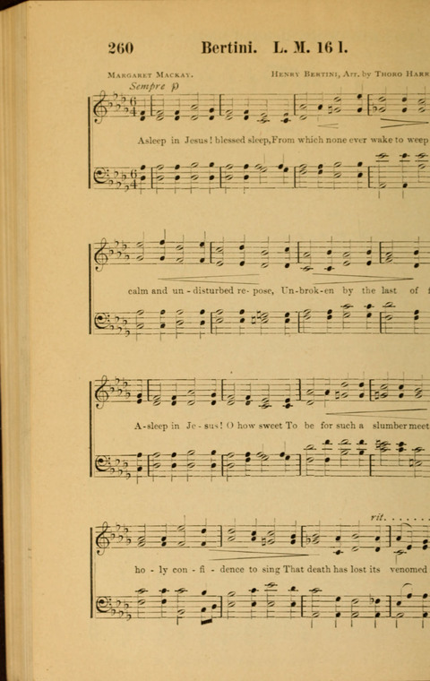 Echoes of Paradise: a choice collection of Christian hymns suitable for Sabbath schools and all other departments of religious work page 262