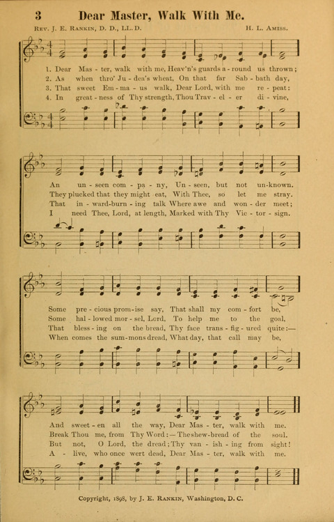 Echoes of Paradise: a choice collection of Christian hymns suitable for Sabbath schools and all other departments of religious work page 3