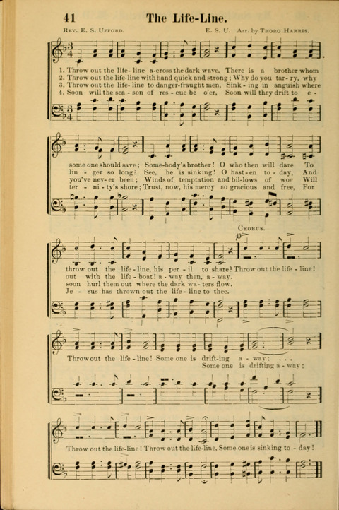 Echoes of Paradise: a choice collection of Christian hymns suitable for Sabbath schools and all other departments of religious work page 40