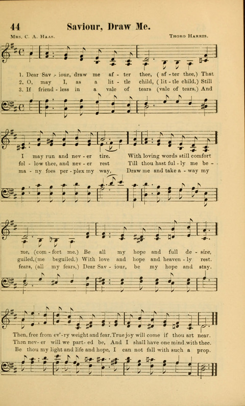 Echoes of Paradise: a choice collection of Christian hymns suitable for Sabbath schools and all other departments of religious work page 43