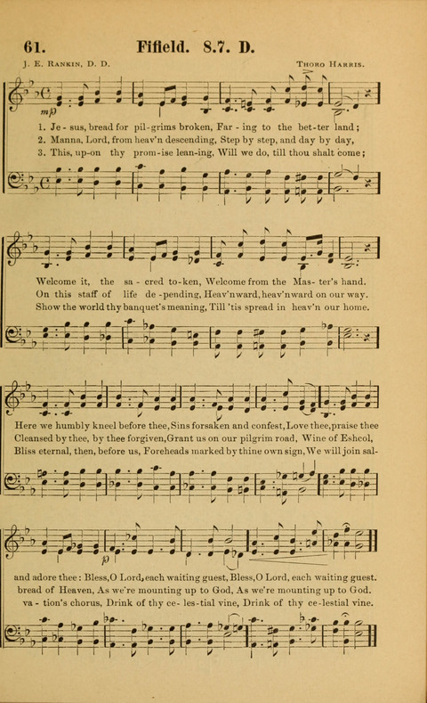 Echoes of Paradise: a choice collection of Christian hymns suitable for Sabbath schools and all other departments of religious work page 59