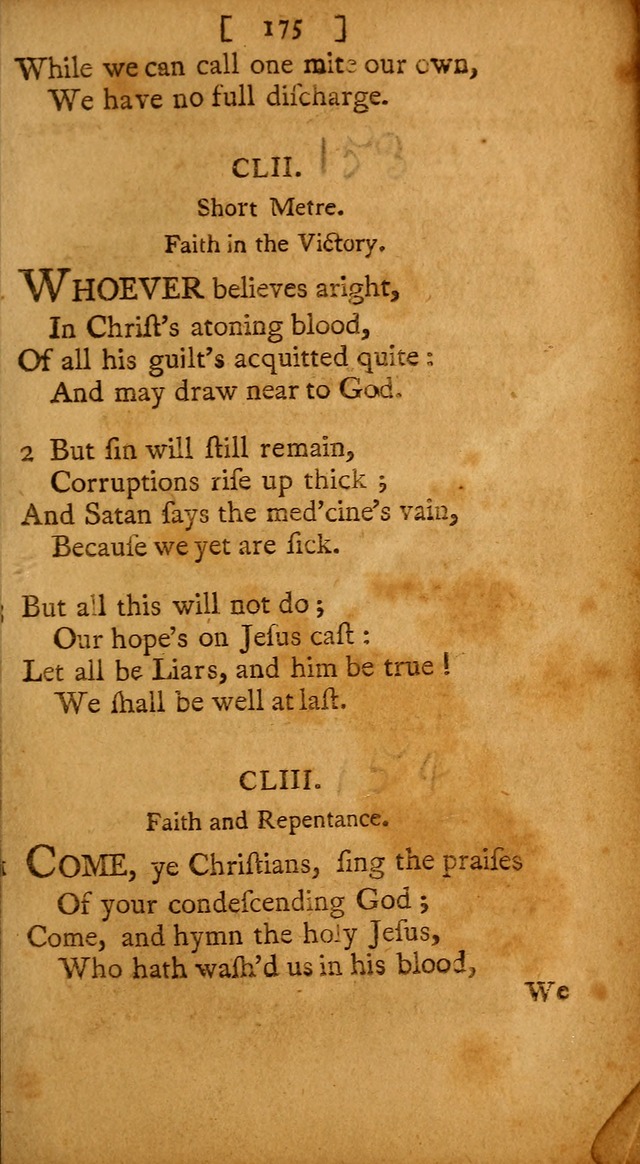 Evangelical Psalms, Hymns, and Spiritual Songs: selected from various authors; and published by a Committee of the Convention of the churches, believing in the restitution of all men... page 183