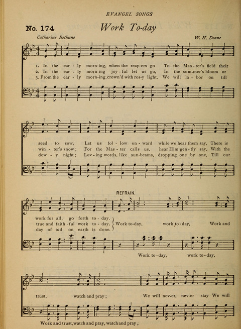 Evangel Songs: words and music, suitable for all services of sacred song page 144