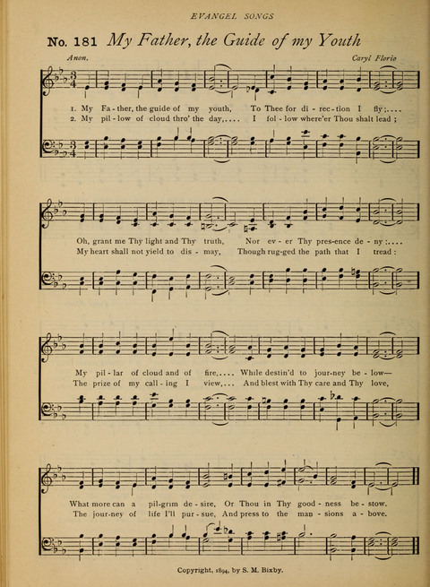 Evangel Songs: words and music, suitable for all services of sacred song page 150