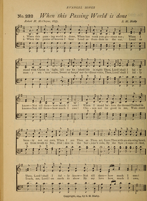 Evangel Songs: words and music, suitable for all services of sacred song page 190