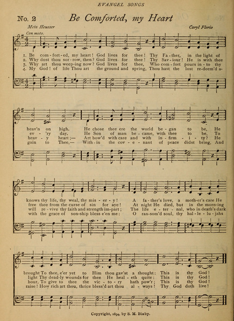 Evangel Songs: words and music, suitable for all services of sacred song page 2