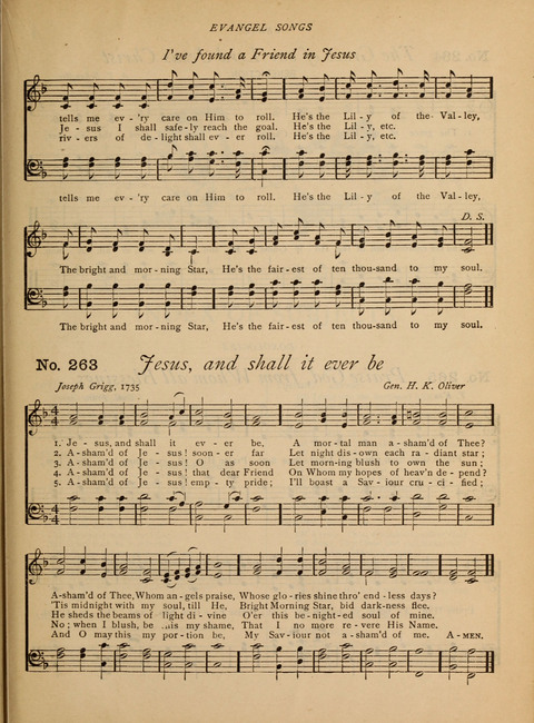 Evangel Songs: words and music, suitable for all services of sacred song page 211