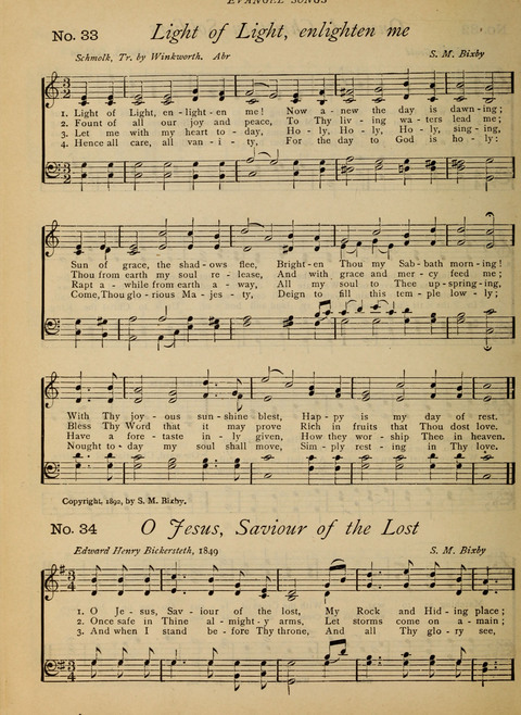 Evangel Songs: words and music, suitable for all services of sacred song page 28