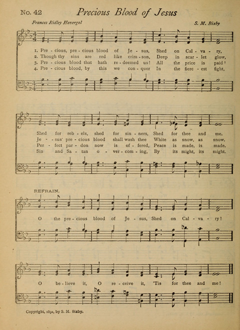 Evangel Songs: words and music, suitable for all services of sacred song page 34