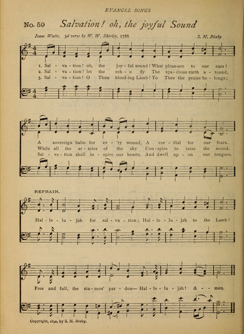 Evangel Songs: words and music, suitable for all services of sacred song page 48