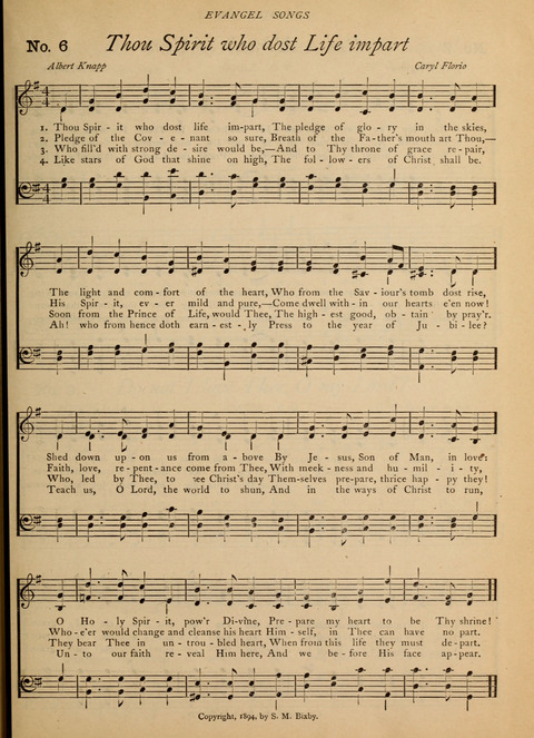 Evangel Songs: words and music, suitable for all services of sacred song page 5