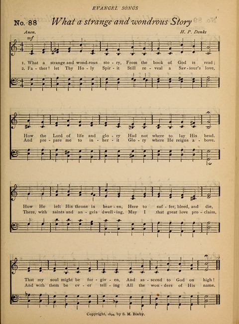 Evangel Songs: words and music, suitable for all services of sacred song page 73