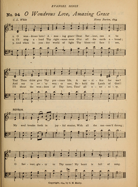 Evangel Songs: words and music, suitable for all services of sacred song page 79