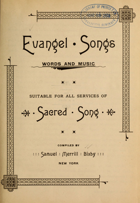 Evangel Songs: words and music, suitable for all services of sacred song page vi