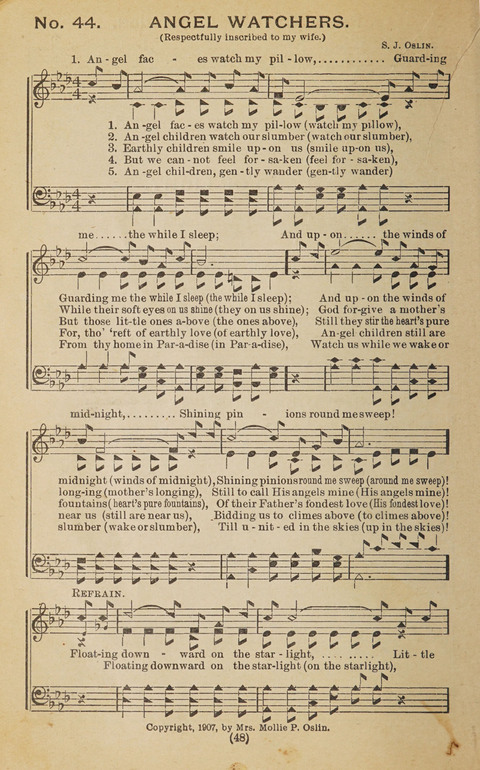 The Eureka Star: An Excellent Collection of Sacred Songs suitable for all Christian Work and Worship page 48