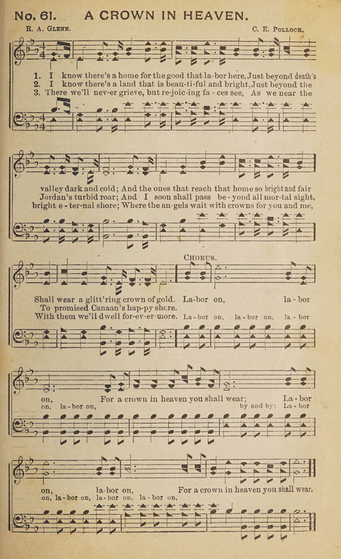 The Eureka Star: An Excellent Collection of Sacred Songs suitable for all Christian Work and Worship page 65