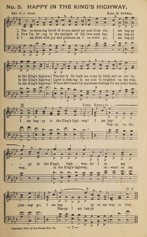 The Eureka Star: An Excellent Collection of Sacred Songs suitable for all Christian Work and Worship page 7