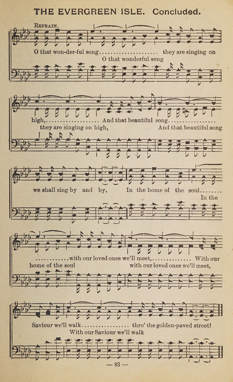 The Eureka Star: An Excellent Collection of Sacred Songs suitable for all Christian Work and Worship page 83