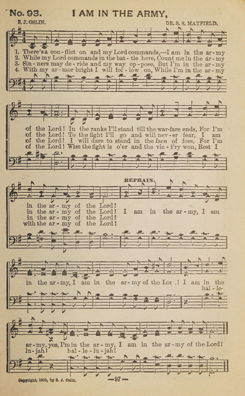 The Eureka Star: An Excellent Collection of Sacred Songs suitable for all Christian Work and Worship page 97