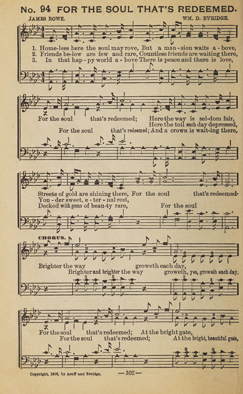 The Eureka Star: An Excellent Collection of Sacred Songs suitable for all Christian Work and Worship page 98