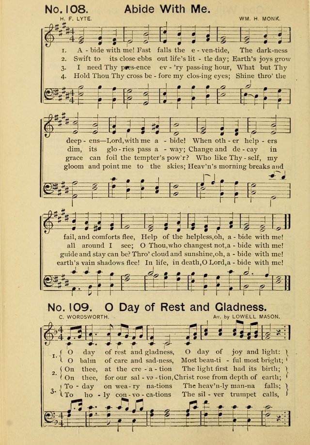 Excellent Songs: for the Church and Sunday School page 100