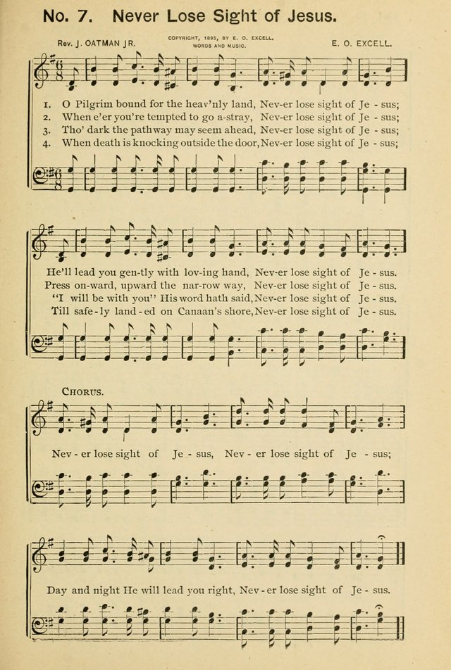 Excellent Songs: for the Church and Sunday School page 7