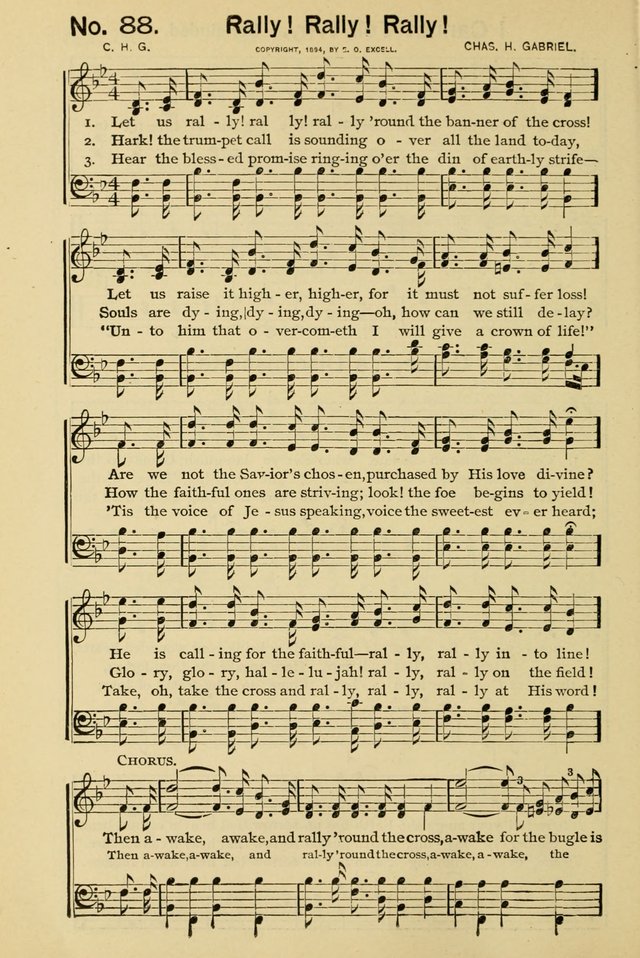 Excellent Songs: for the Church and Sunday School page 88