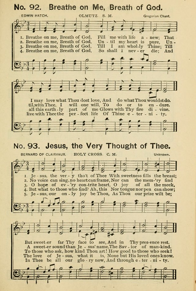 Excellent Songs: for the Church and Sunday School page 91
