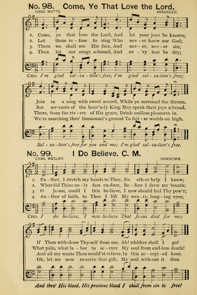 Excellent Songs: for the Church and Sunday School page 94