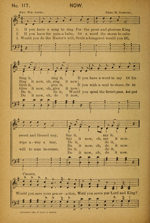 Epworth Songs: For use in the Epworth League, the Junior League, the Sunday-school, and in social services page 110