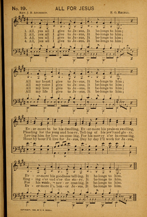 Epworth Songs: For use in the Epworth League, the Junior League, the Sunday-school, and in social services page 21