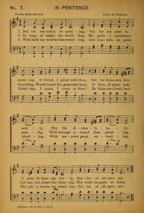Epworth Songs: For use in the Epworth League, the Junior League, the Sunday-school, and in social services page 8