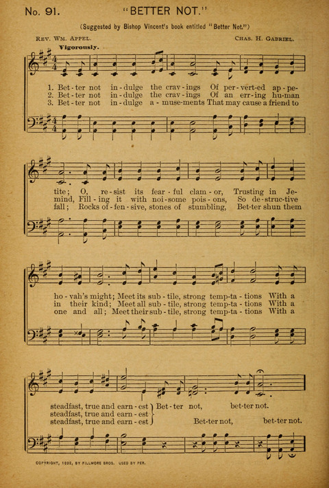 Epworth Songs: For use in the Epworth League, the Junior League, the Sunday-school, and in social services page 86