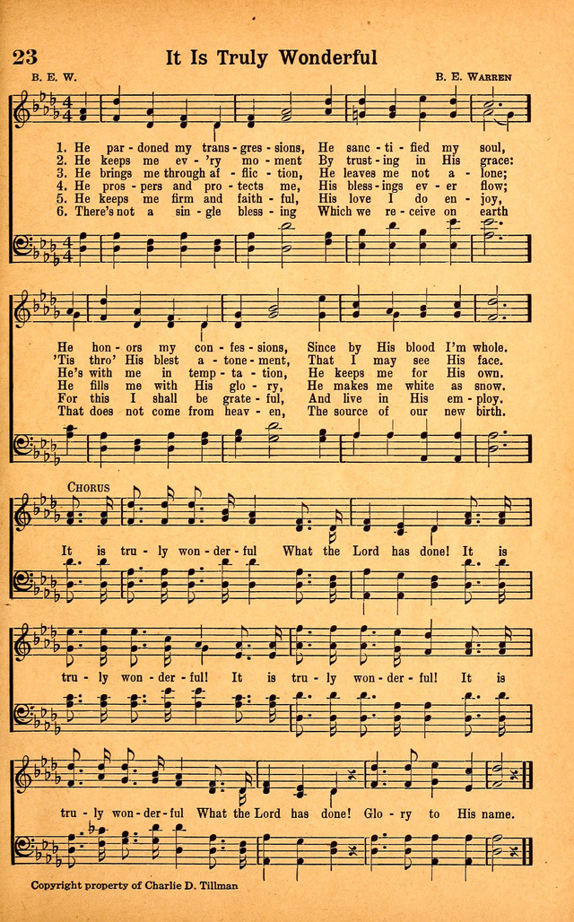 Evangel Songs page 23