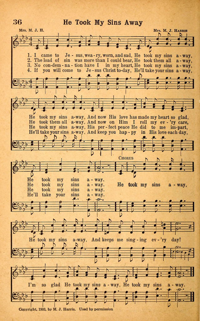 Evangel Songs page 36