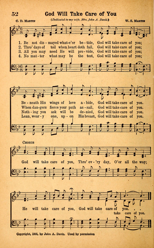 Evangel Songs page 52