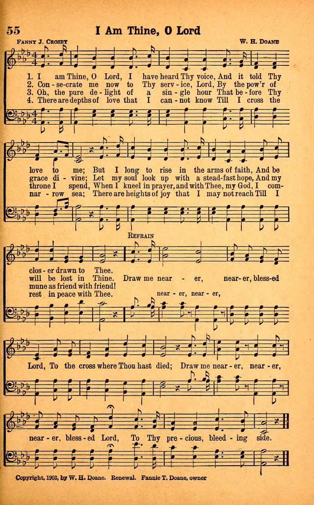 Evangel Songs page 55
