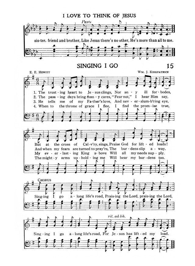 Favorites Number 4: A Collection of Gospel Songs page 16