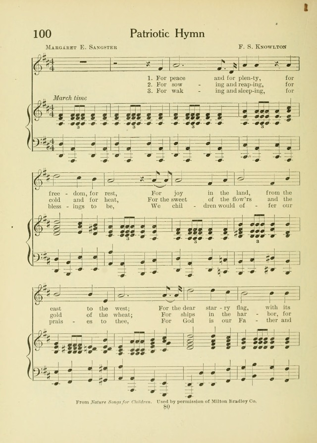A First Book in Hymns and Worship page 80