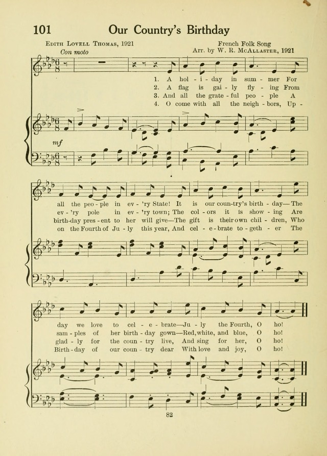 A First Book in Hymns and Worship page 82