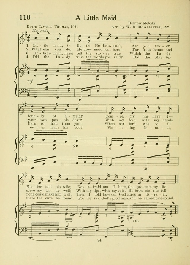 A First Book in Hymns and Worship page 94