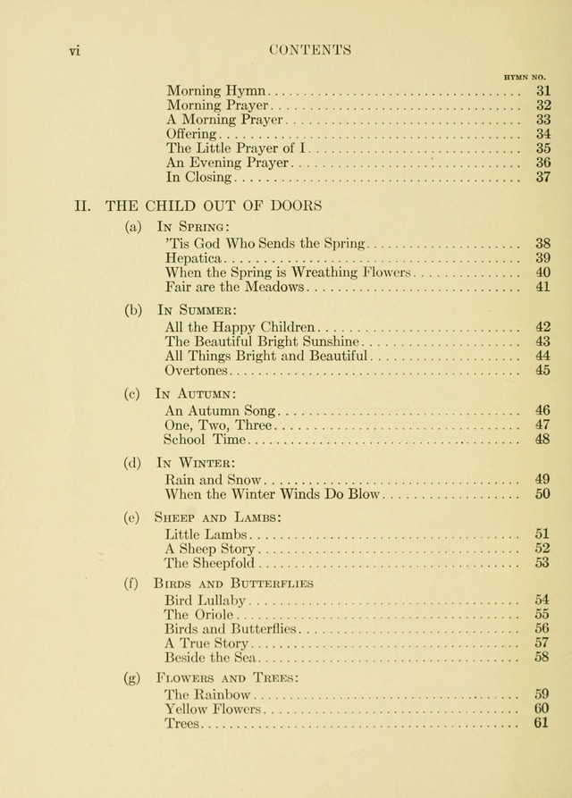 A First Book in Hymns and Worship page xiv