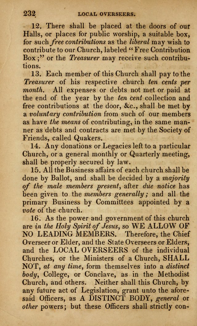 The Faith and Doctrines of the Church of the Eternal Son: intended as a church book for the church of the Eternal Sons generally... to which is added a number of select hymns adapted to the worship... page 232