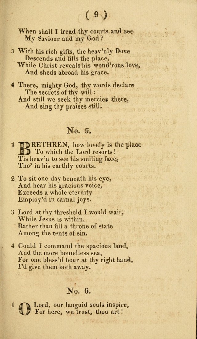 Frohe, Gott geheiligte Gesänge: zur feyerlichen einweihung der deutsch reformirten Salems-kirche, in Härrisburg, am 4ten August, 1822. John Weinbrenner, prediger der gemeine. page 8