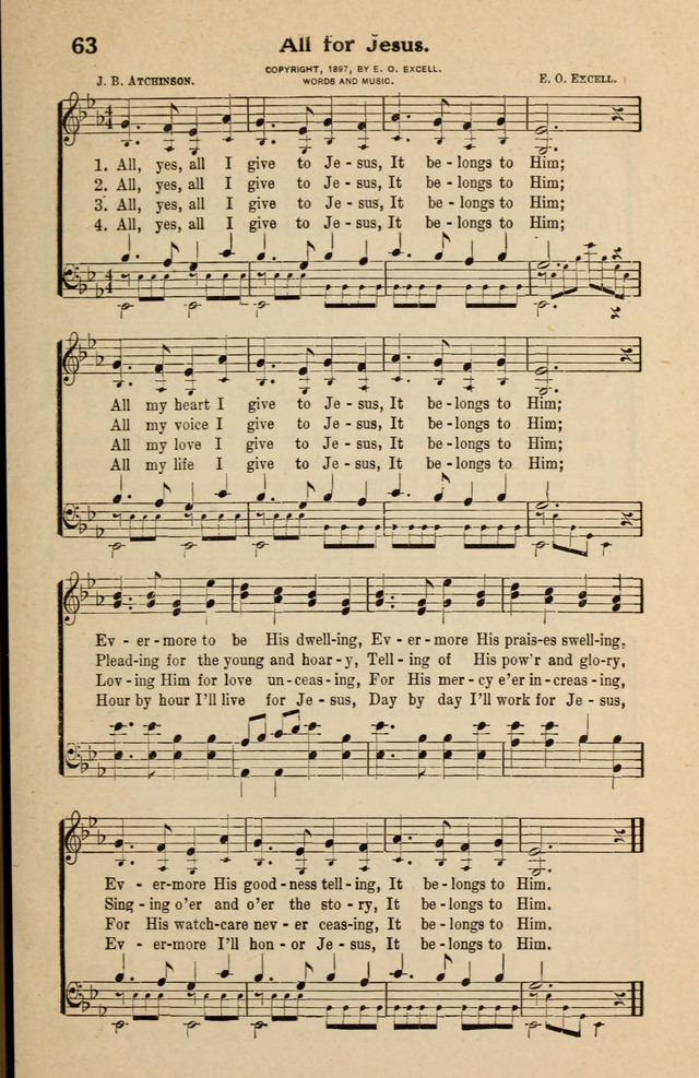 Famous Gospel Hymns page 63